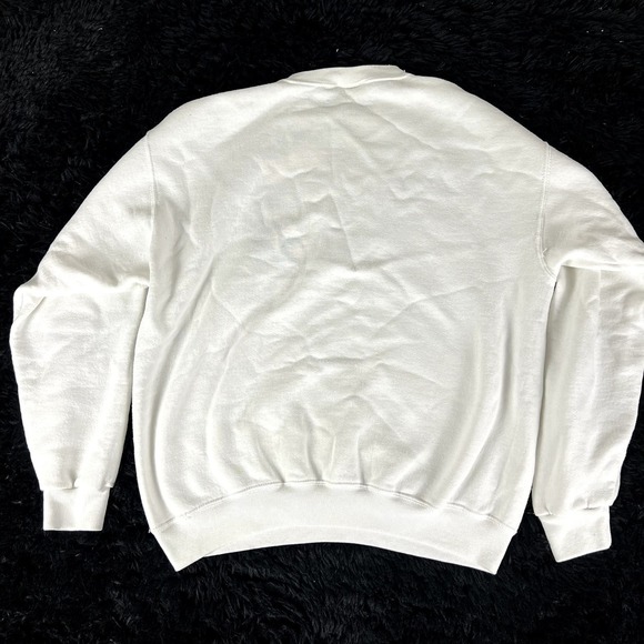 vintage 90s Eagle Ridge white crewneck size Large made in USA - Picture 2 of 7
